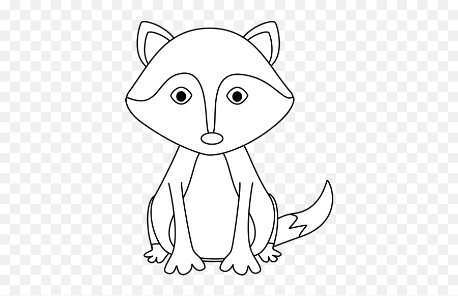 Fox Clip Art Black White - Clip Art Library Emoji,Determiend Emoticon