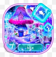 Neon Galaxy Mushroom Keyboard Theme - Apps On Google Play Emoji,Rasta Emoji Keyboard