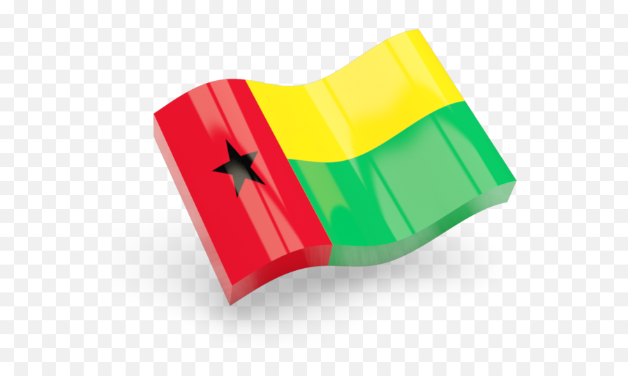 Glossy Wave Icon Illustration Of Flag Of Guinea - Bissau Emoji,Country Flag Emoji