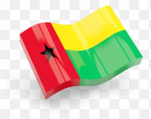 Glossy Wave Icon Illustration Of Flag Of Guinea - Bissau Emoji,Country Flag Emoji