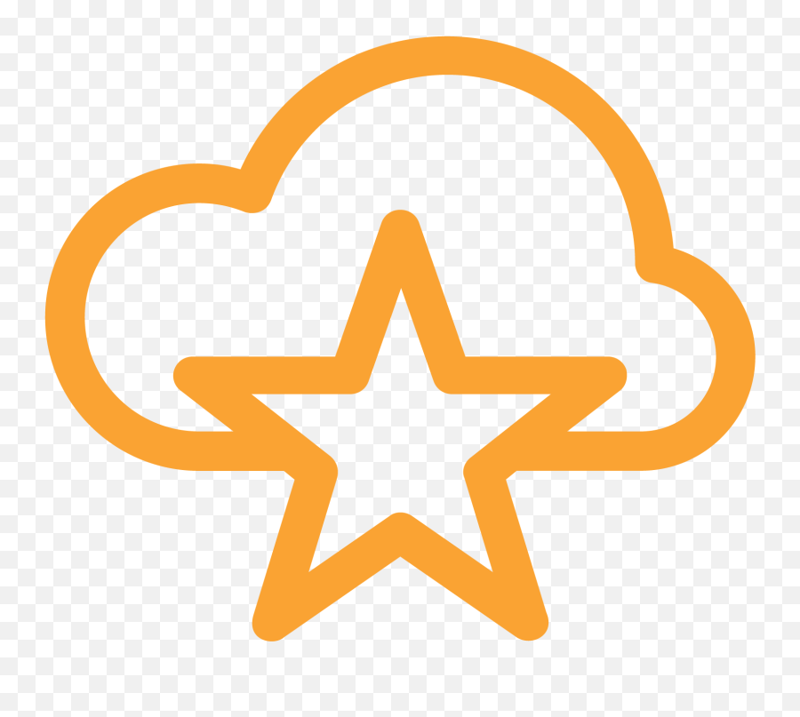 Download Cloud Computing Icon - Tattoo Luna E Stella Emoji,Half Of Star Emoji