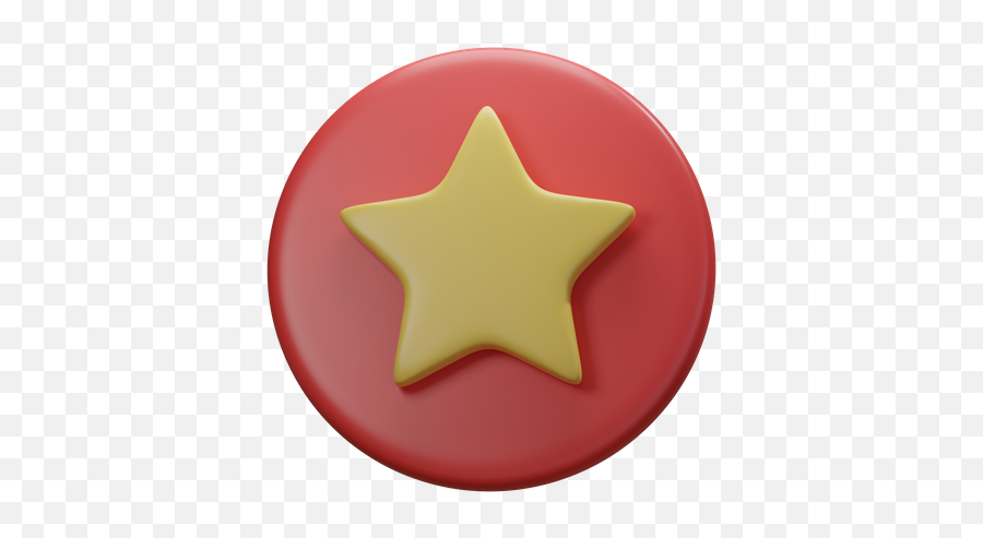 Premium Star Badge 3d Illustration Download In Png Obj Or Emoji,Emoji With Circular Star
