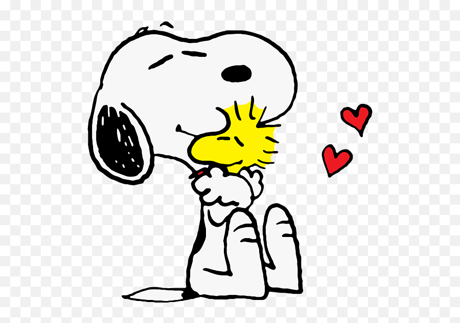 Snoopy Woodstock Love Puzzle By Dustin L Carrico Fine Art Emoji,Snoopy Emoji Free