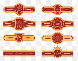 Download Cigar Label Vector Vector Art - Cigar Label Vector Emoji,Band Name Emojis