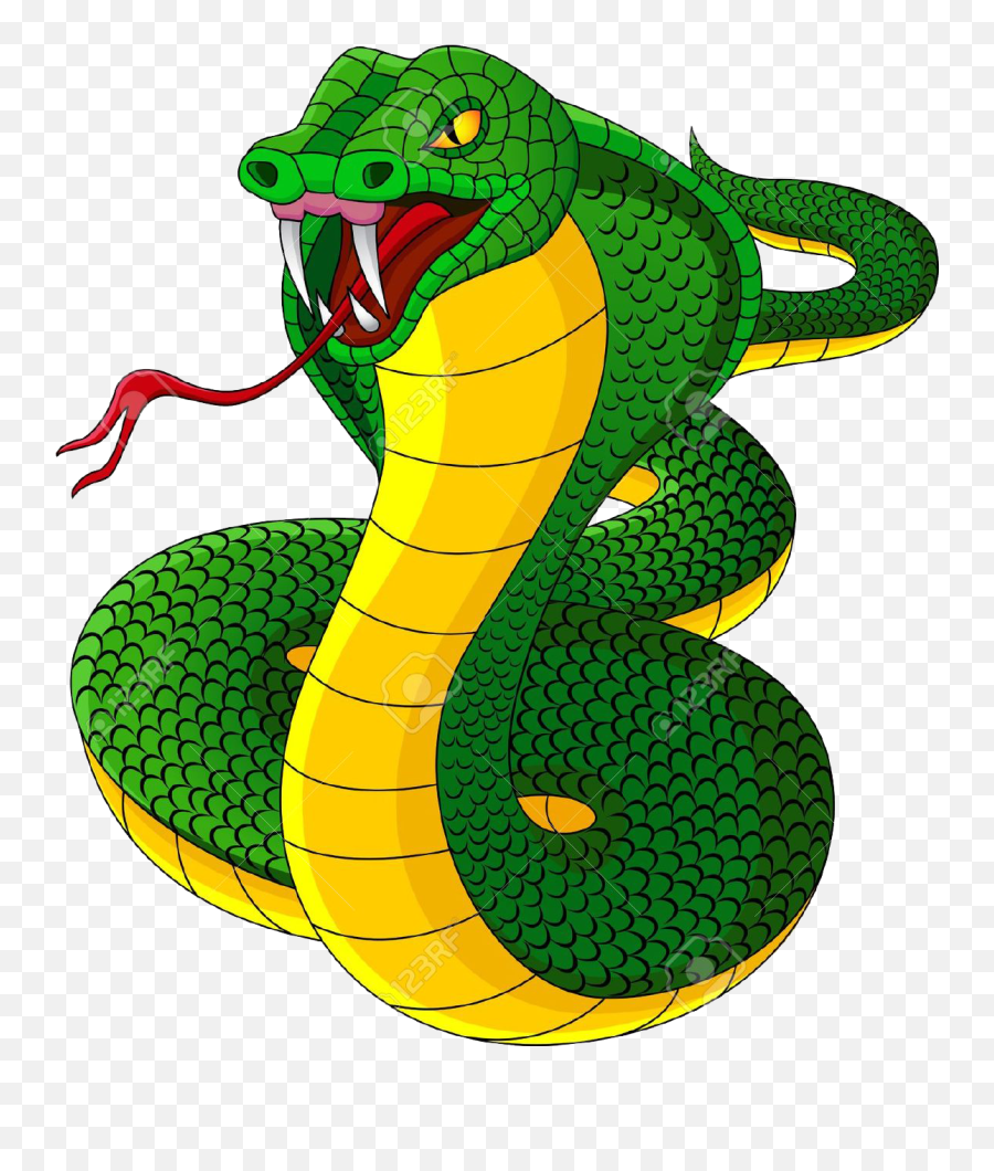Cobra Snakes Clipart - Cobra Sn Ake Clipart Transparent Emoji,Black Mamba Emoji