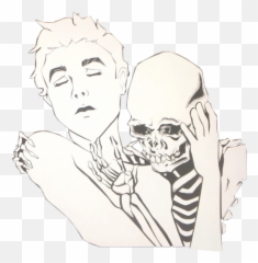 Skulls Skull Goth Gothic Death Sticker By Isaac - Fictional Character Emoji,Death Skull Emoji