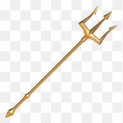 Triton Sticker - Golden Trident Emoji,Triton Emoji