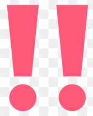 Double Exclamation Mark - Two Exclamation Point Emoji,Exclamation Emoticon