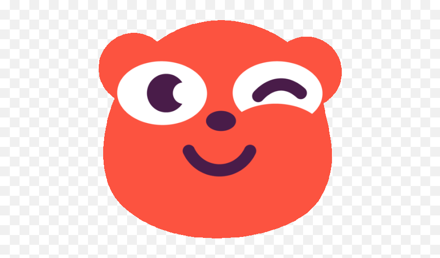 Popo Bear Winks Gif - Happy Emoji,Popo En Facebook Emoticon