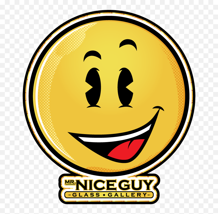 Home Mr Nice Guy Glass Gallery - Wide Grin Emoji,Mr Green Emoticon