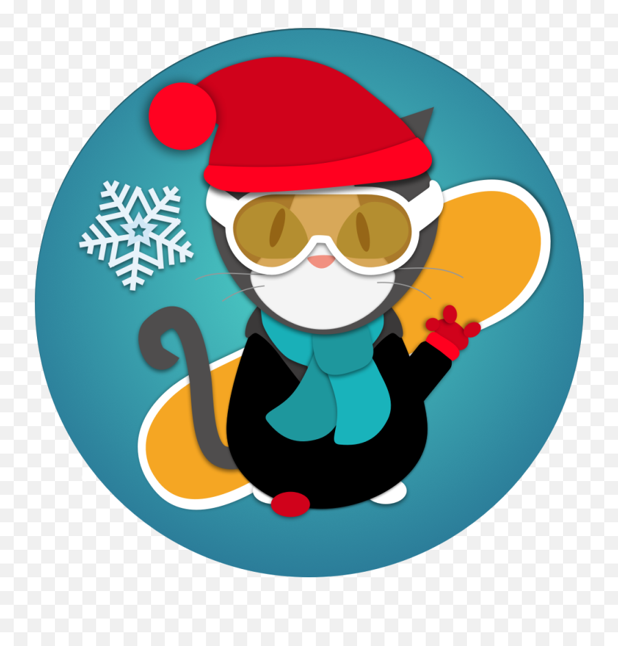 Cats - Santa Claus Emoji,Gnar Emoji