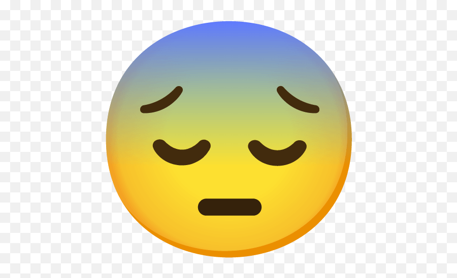 Emoji Mashup Bot On Twitter Fearful Pensive U003du2026 - Wide Grin,Emoticon 4