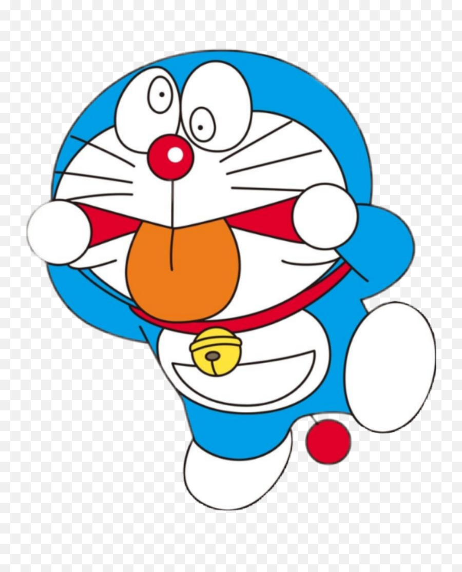Doraemon Boing Animated Happy Sticker - Meme Doraemon Funny Face Emoji,Boing Emoji