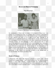 Pdf Bruce Lee Beyond Pedagogy Paul Bowman - Academiaedu Language Emoji,Bruce Lee Quote About Emotions
