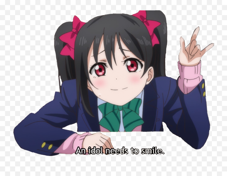 Nico Niconiconii Lovelive Anime Sticker - V Sign Emoji,Nico Nico Nii Emoji