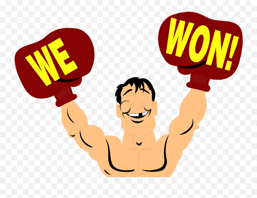 Library Of The Victory Is Won Graphic Freeuse Download Png - Won Clip Art Emoji,Strong Man Emoji Art