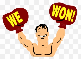 Library Of The Victory Is Won Graphic Freeuse Download Png - Won Clip Art Emoji,Strong Man Emoji Art