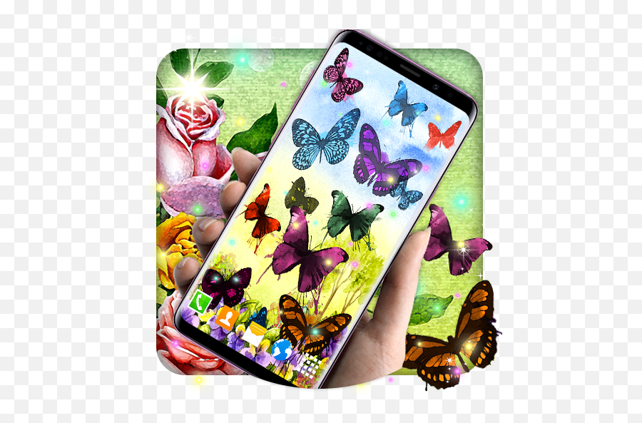Watercolor Live Wallpapers Painting Wallpapers - Apps Girly Emoji,Acuarela Emojis