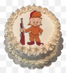 Download Hd Elmer Fudd Cake - Elmer Fudd Svg Emoji,Elmer Fudd Emoticon For Facebook