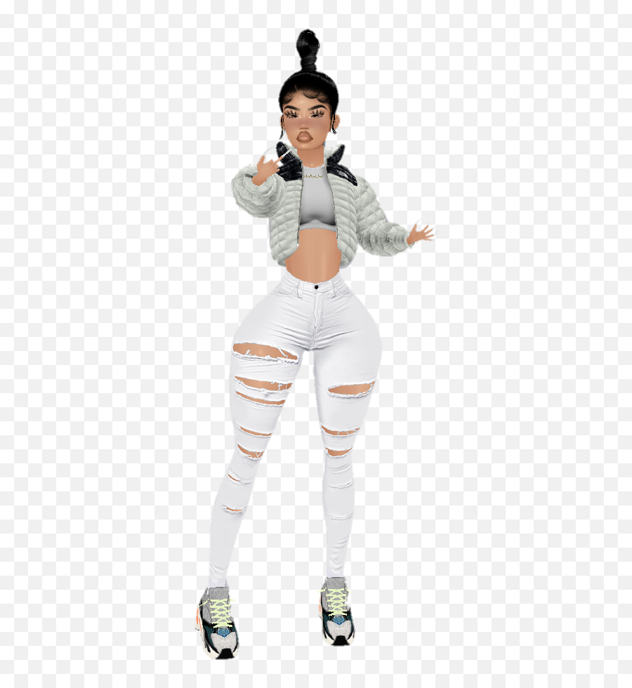 Imvu Sticker - Imvu Girl For Picsart Emoji,How To Do Emojis On Imvu