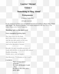 Laertes Shroud My Students - Document Emoji,Here Comes The Rain Again, Falling On My Head Like A New Emotion