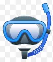 Diving Mask Emoji - Emoji,Snorkel Emoji