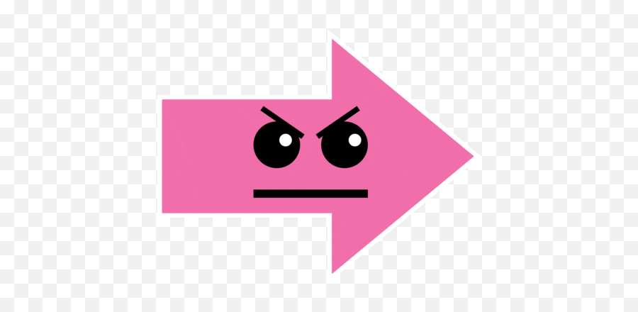 Angry Pink Arrow Instagram Sticker Gif - Angry Arrow Gif Emoji,Emojis Falling Gif