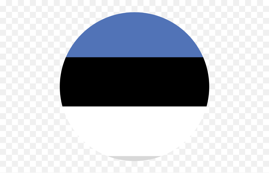 Global Coverage - Estonia Flag Round Emoji,Barbadian Flag Photos And Emojis