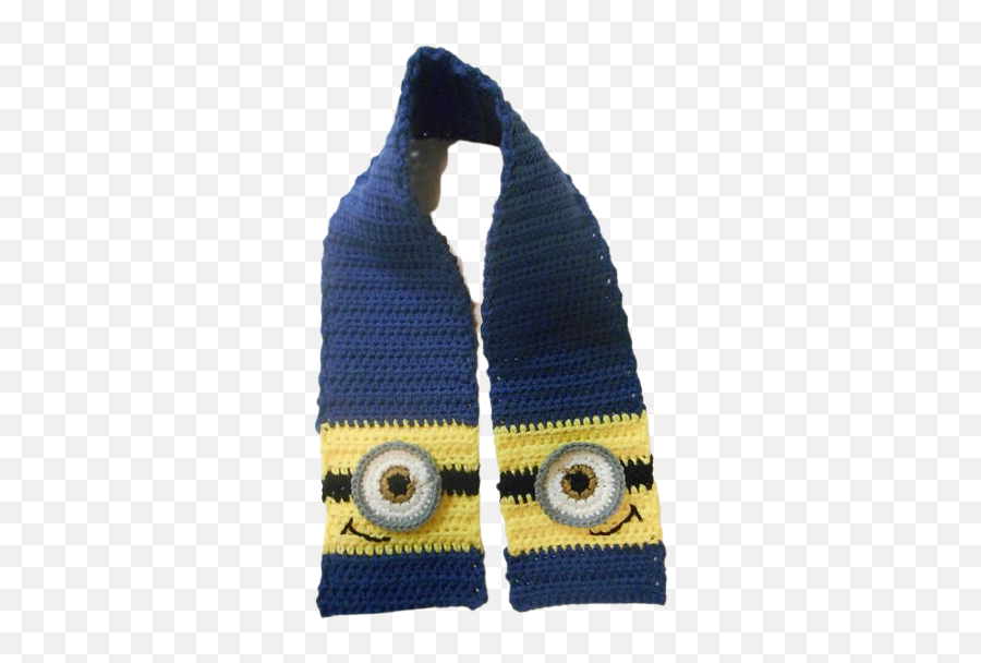 Copy - Dobble Textimages Minions Clothes By Anna Minion Crochet Scarf Emoji,Android Emoticons For Crochet