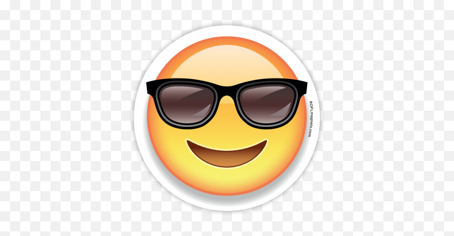 Cool Smiley - Happy Emoji,Cool Emoticons