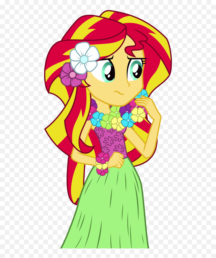 Equestria Girls Sunset Shimmer Evil - My Little Pony Sunset Shimmer Rainbow Rocks Emoji,Hula Girl Emoji