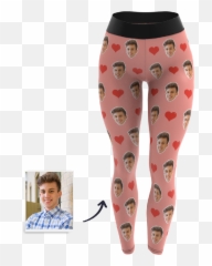 Custom Face Leggings - For Women Emoji,Womens Emoji Pajamas