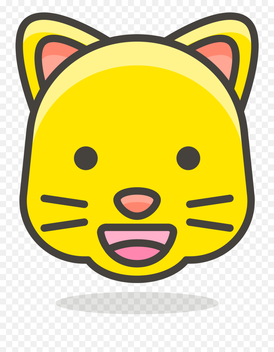 Grinning Face Smiling Cat Eyes Icon - Free Download Emoji,Princess Cat Emoticon
