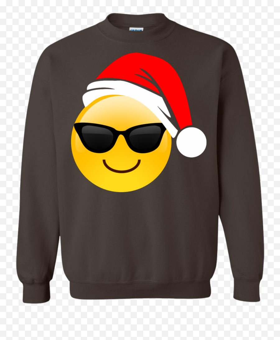 Emoji Christmas Shirt Cool Sunglasses Santa Hat Family Set,Sunglasses Man Emoticon