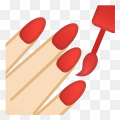 Nail Polish Emoji With Light Skin Tone Meaning And Pictures,Facebook Barber Pole Emoji