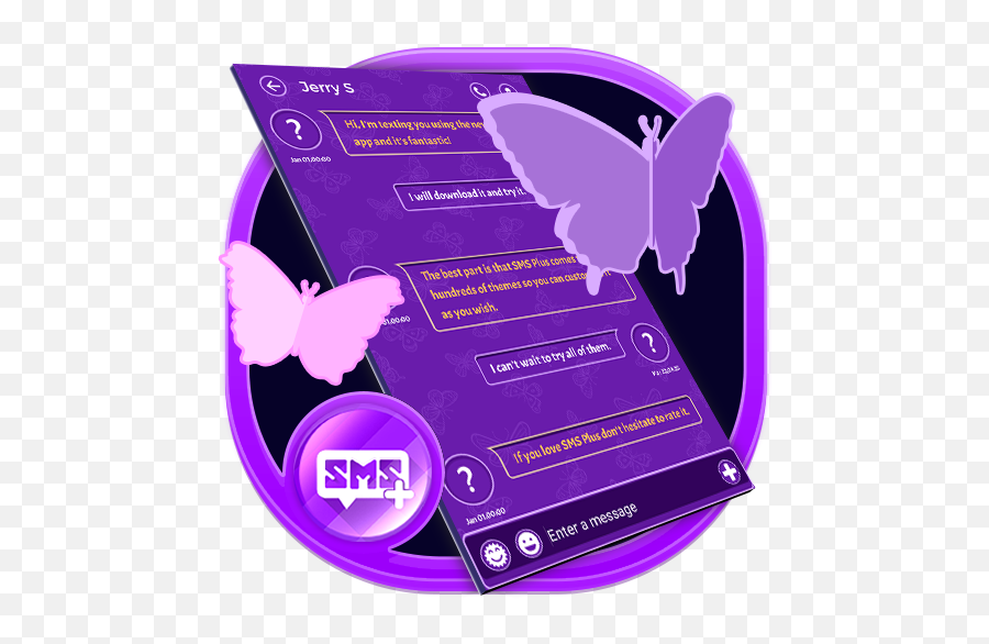 Sms Butterfly 1034 Apk Download - Comsmselitethemes Emoji,Emoji Thar Look Lik You Android Messenger