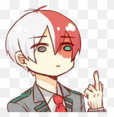 Telegram Sticker From My Hero Academia Pack Emoji,Discord Emoji Uwu Fingers