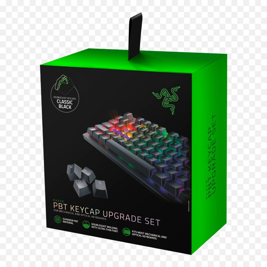 Razer Pbt Keycap Upgrade Set - Classic Black Frml Packaging Rc2101490100r3m1 Emoji,Keycap Emoji