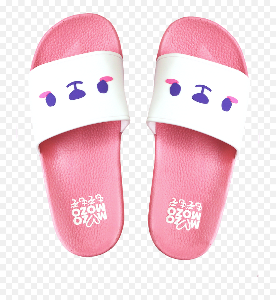 Human Apparel Mozomozo Emoji,Pink Emoji Sandals