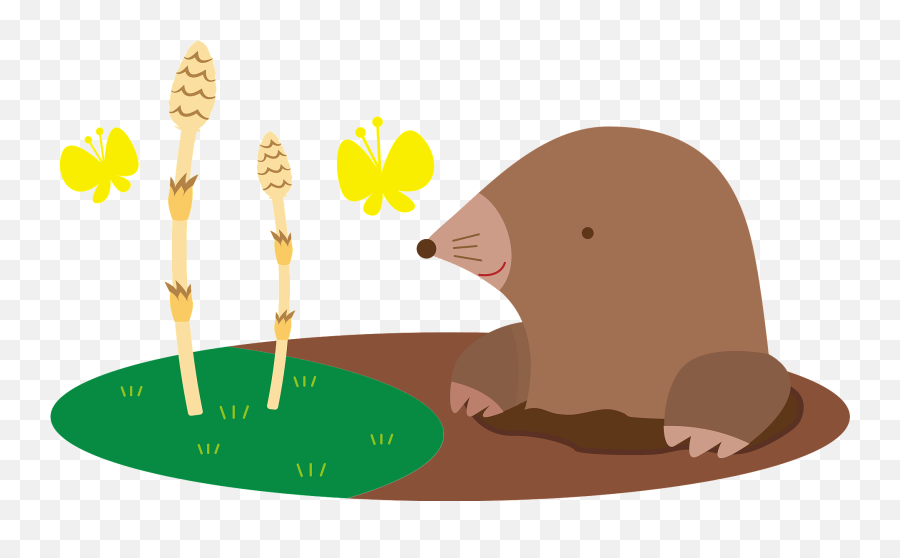 Mole Looking At Fertile Shoots Clipart Free Download Emoji,Mole Emoji