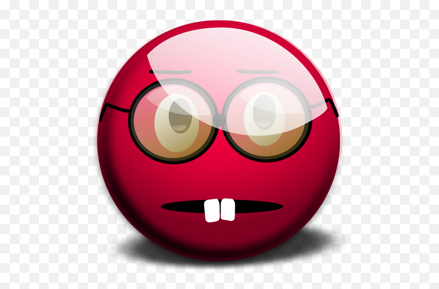 Hl Smiley Rouge Avec Des Lunettes - Mannat Dhaba Emoji,Vaughn Emoticons