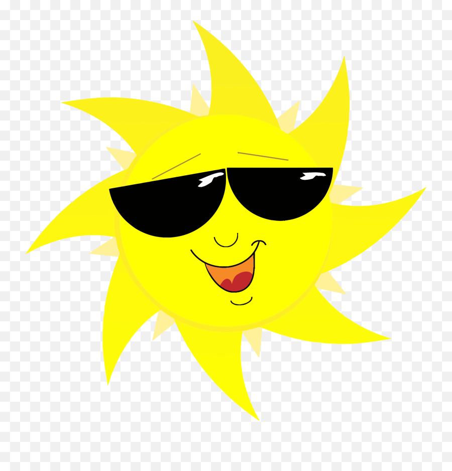 Sunglasses - Clip Art Library Sun Face With Sunglasses Emoji,Praise The Sun Emoji