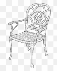 Garden Chair Line Drawing Emoji,Animasi Emotion