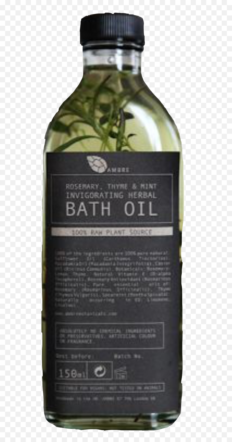 Aesthetic Green Plants Plant Bottle - Herbal Bath Oil Emoji,1001 Sky Emoji