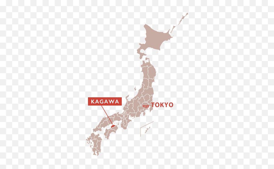 Kagawa - Japan Map Graphic Png Emoji,Emotions Beach Resort Map