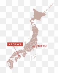 Kagawa - Japan Map Graphic Png Emoji,Emotions Beach Resort Map