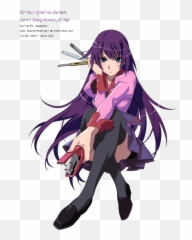 Myanimelistnet - Hitagi Senjougahara Imgur Emoji,Konata Face Emoticon
