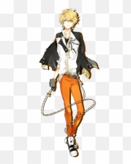 Danganronpa 2 - Fictional Character Emoji,Leon Kuwata Emoticon