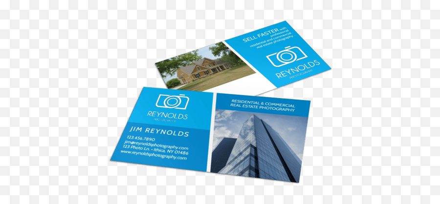 Real Estate Photography Business Card - Real Estate Photographer Business Cards Emoji,Emojis For Eal Estate