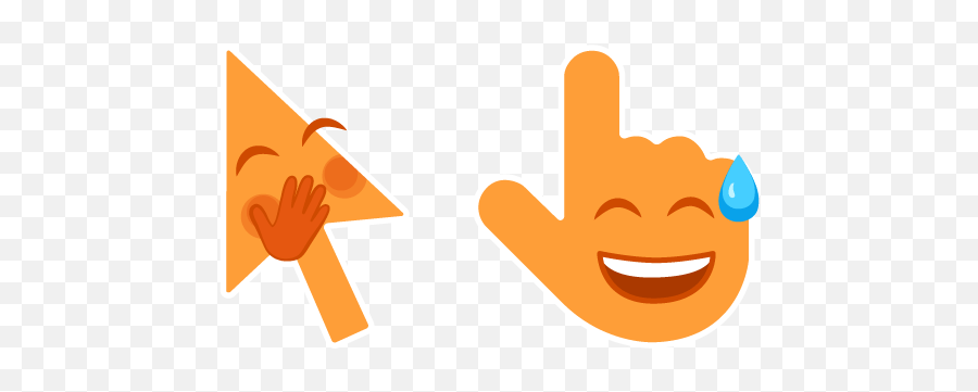 Cursoji - Grinning Cursor U2013 Custom Cursor Happy Emoji,Laughingand Crying Emoticon